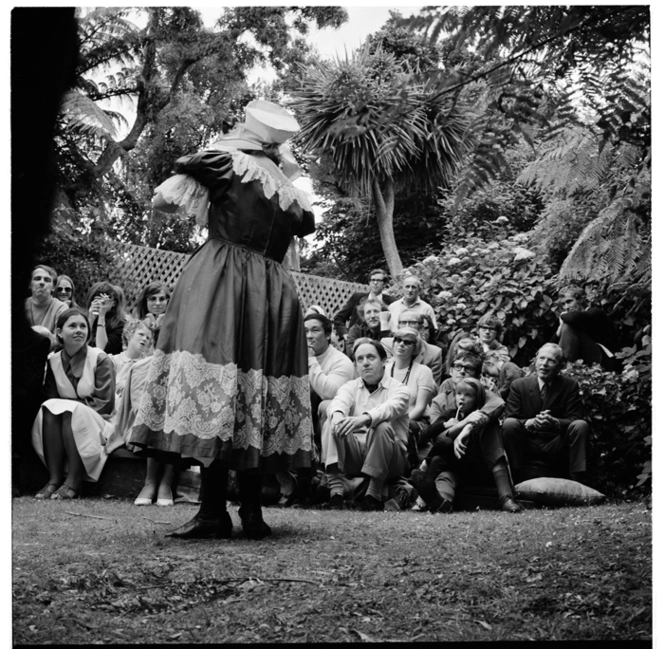 Play performed at Erich Geiringer's home, 1970