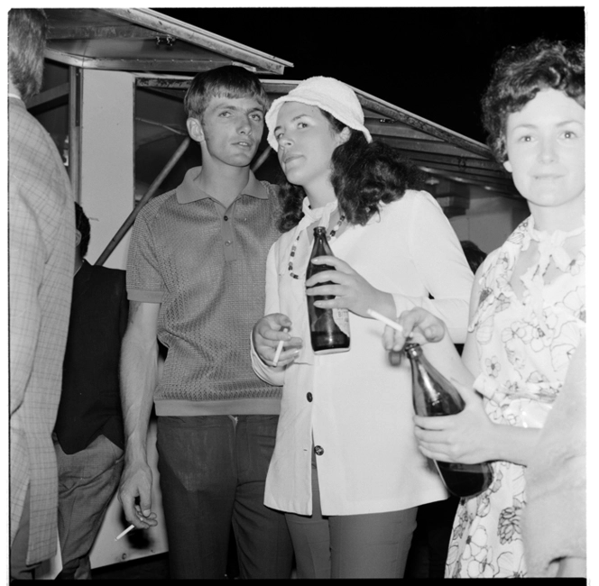 New Year's Eve celebrations at the Rotorua Amusement Park, 1970