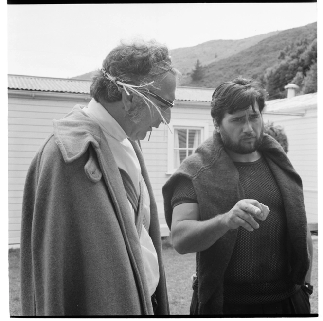 Service led by Catholic Chaplain Jim Kebbell at the Curious Cove summer university congress, 1971.