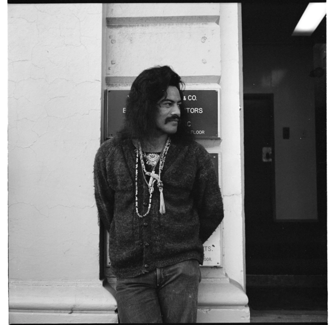 Demonstration outside Gear Meat Company offices in Wellington, 1974.