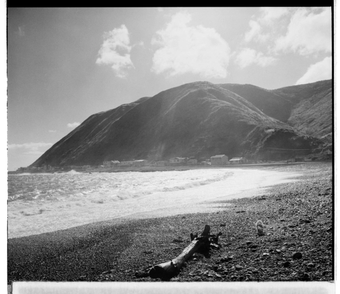 Red Rocks, Owhiro Bay, Wellington, 1974.