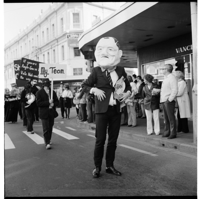 Protest march in Wellington