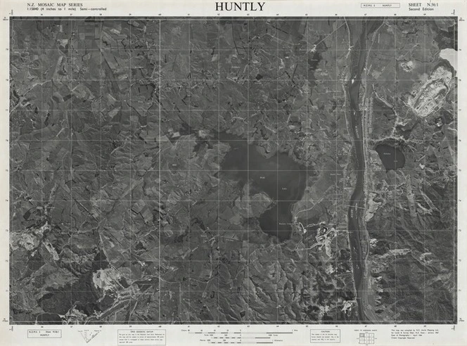 Huntly / this map was compiled by N.Z. Aerial Mapping Ltd. for Lands & Survey Dept., N.Z.