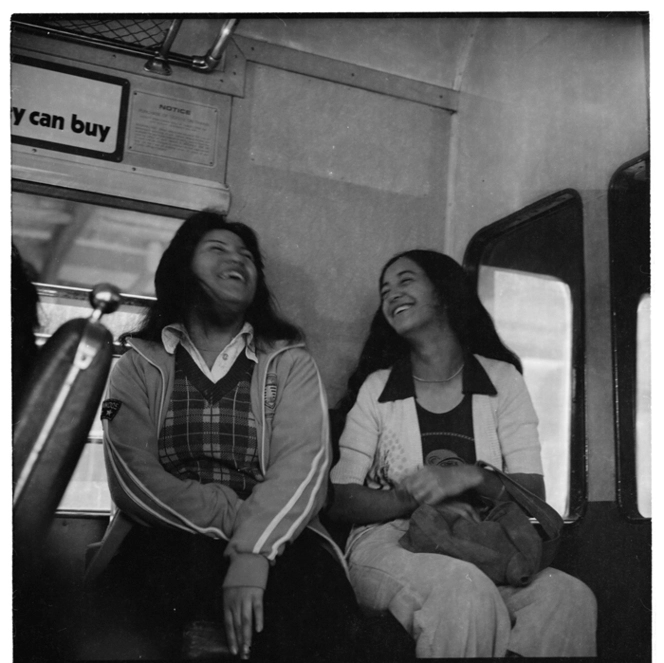 Young couple on a train, and, crowds at a fair, possibly an A&P show at Upper Hutt