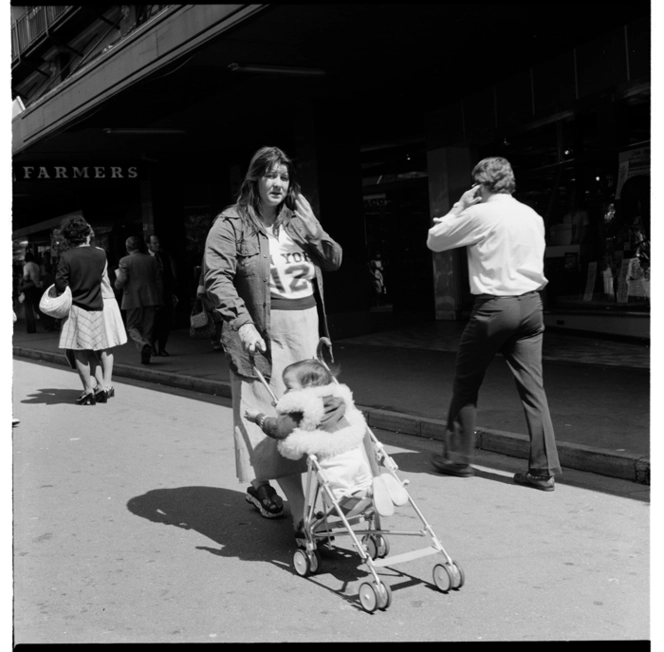 Scenes in Cuba Street, Wellington