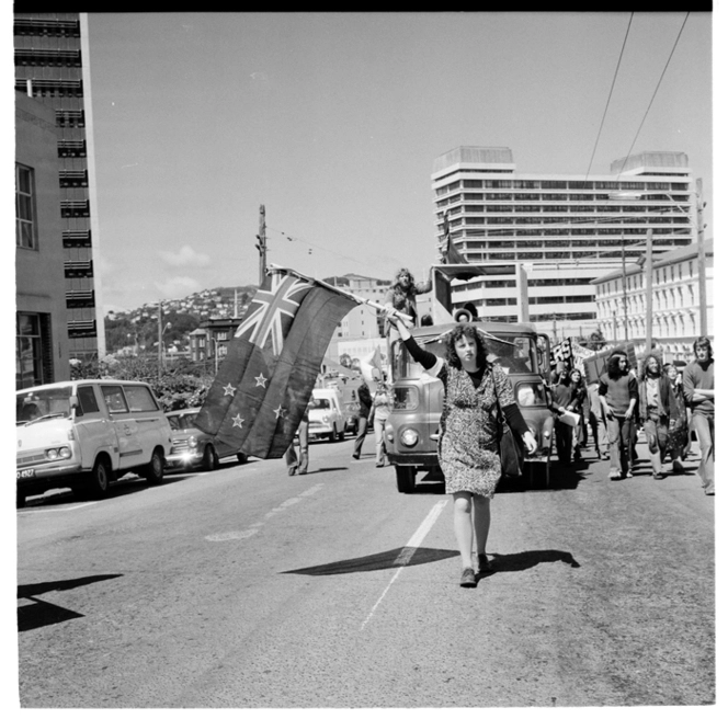 Protest against the NZSIS Amendment Bill 1977