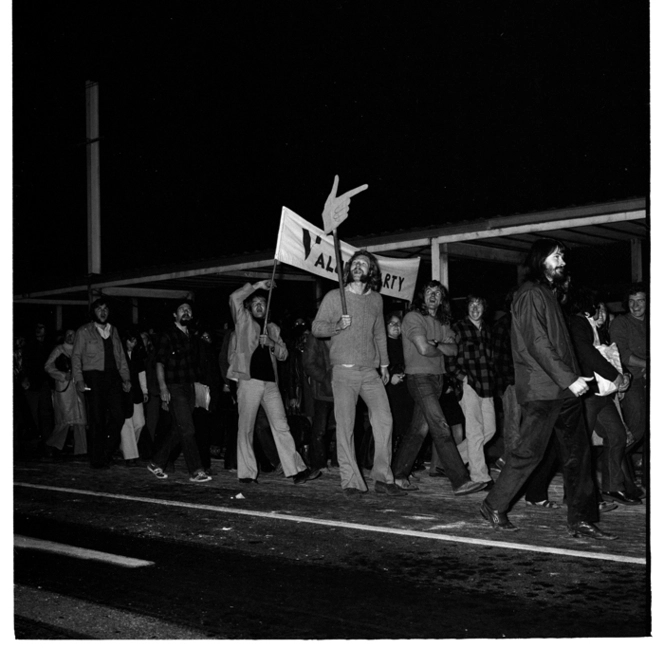 "Stop the Tour 1976" protest in Wellington