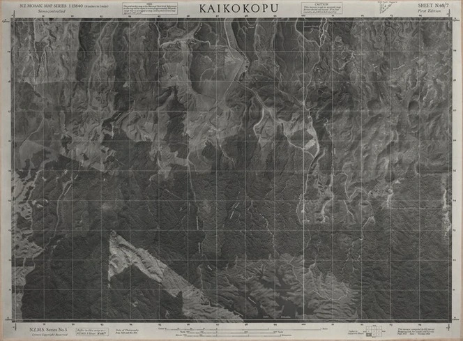 Kaikokopu / this mosaic compiled by N.Z. Aerial Mapping Ltd. for Lands and Survey Dept., N.Z.