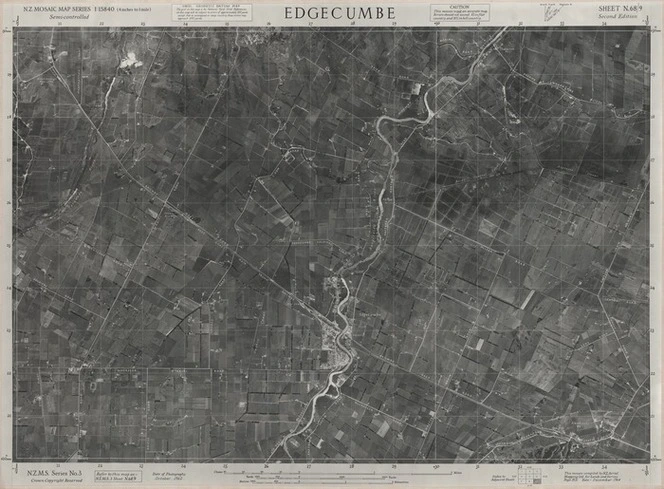 Edgecumbe / this mosaic compiled by N.Z. Aerial Mapping Ltd. for Lands and Survey Dept., N.Z.