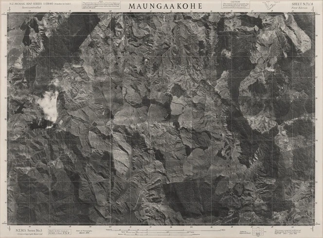 Maungaakohe / this mosaic compiled by N.Z. Aerial Mapping Ltd. for Lands and Survey Dept., N.Z.