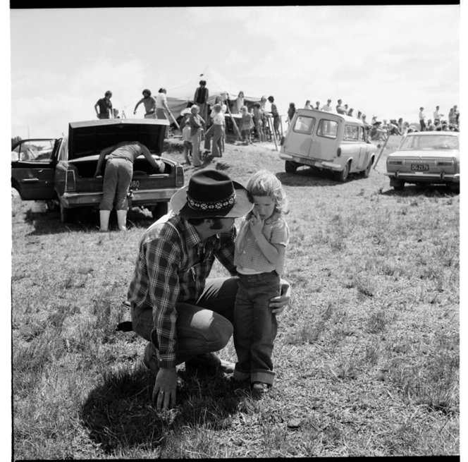 Country scenes at a rodeo probably at the Waimarino Showgrounds, Raetihi