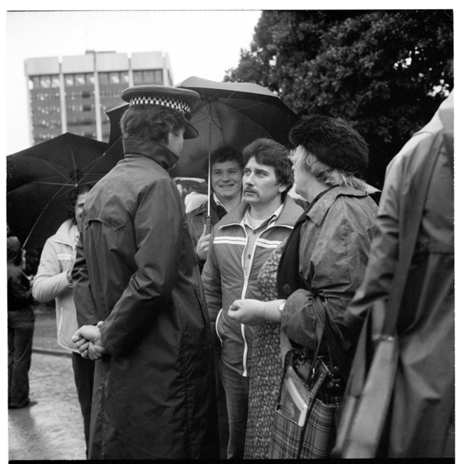 Scenes during the General Strike on 20 September 1979