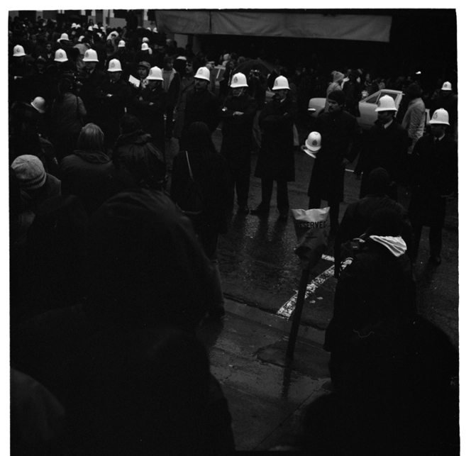 Scenes during the General Strike on 20 September 1979