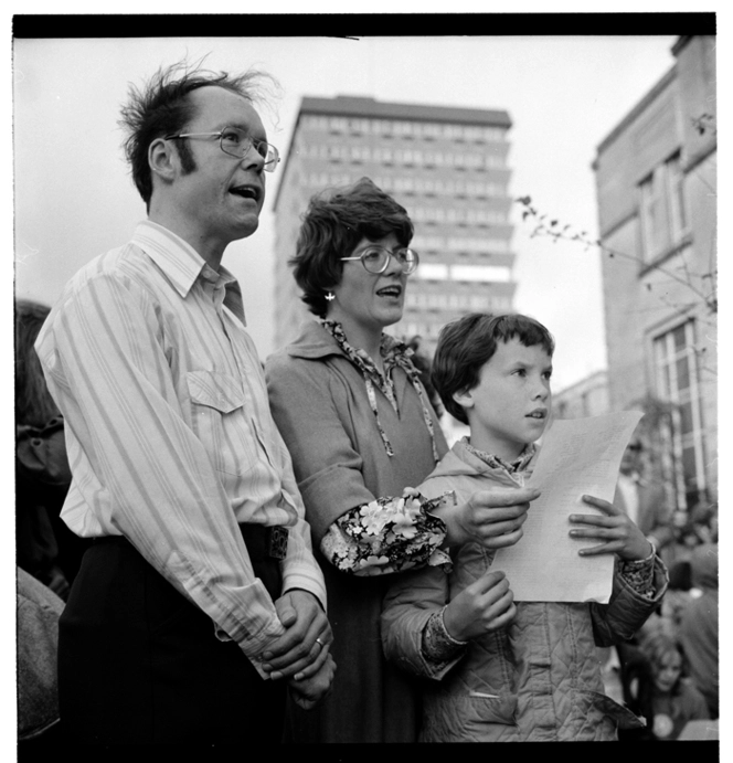 An evangelical religious parade in Wellington