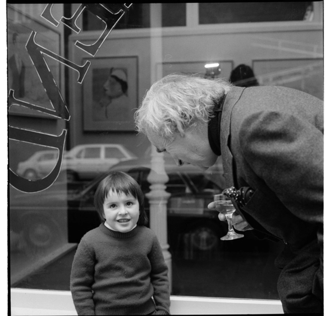 Gallery opening of works on paper by Caroline Williams at the Brooker Gallery, Wellington