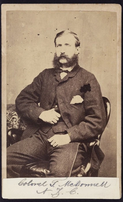 Photographer unknown :Portrait of Col. Thomas McDonnell, 1832-1899