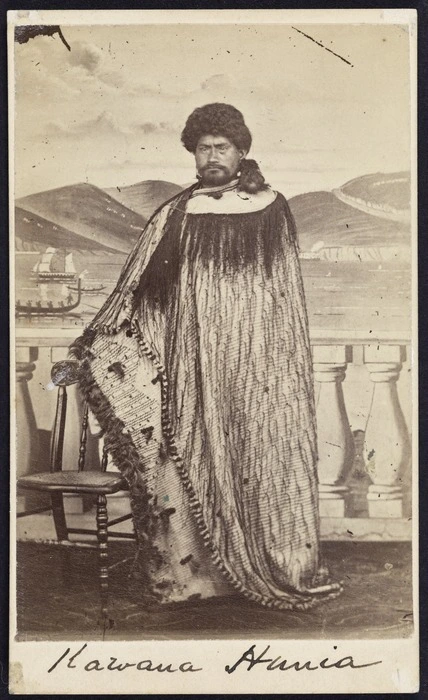 Photographer unknown :Portrait of Kawana Hunia Te Hakeke