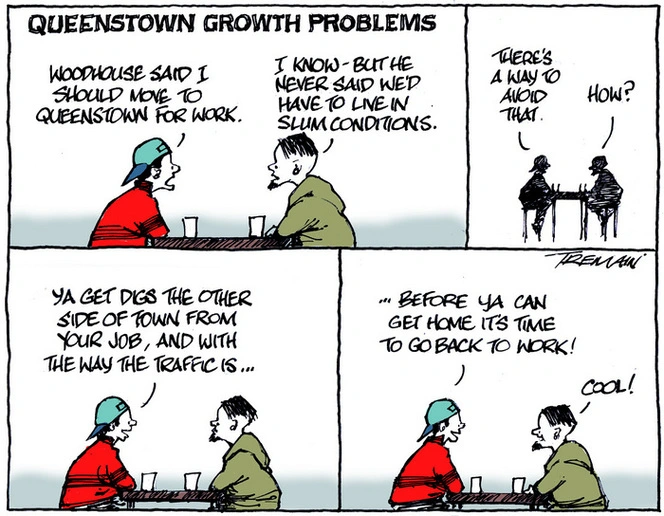 Queenstown growth problems