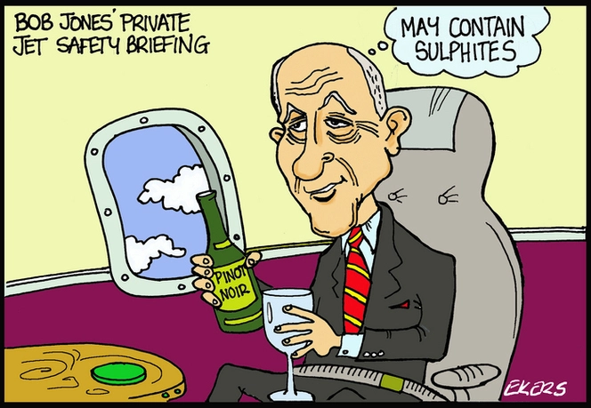 Bob Jones' private jet safety briefing