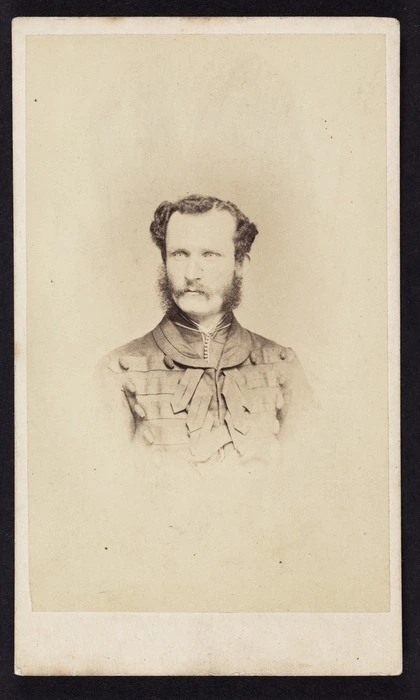 Webster, Hartley, fl 1852-1900 :Portrait of unidentified military officer