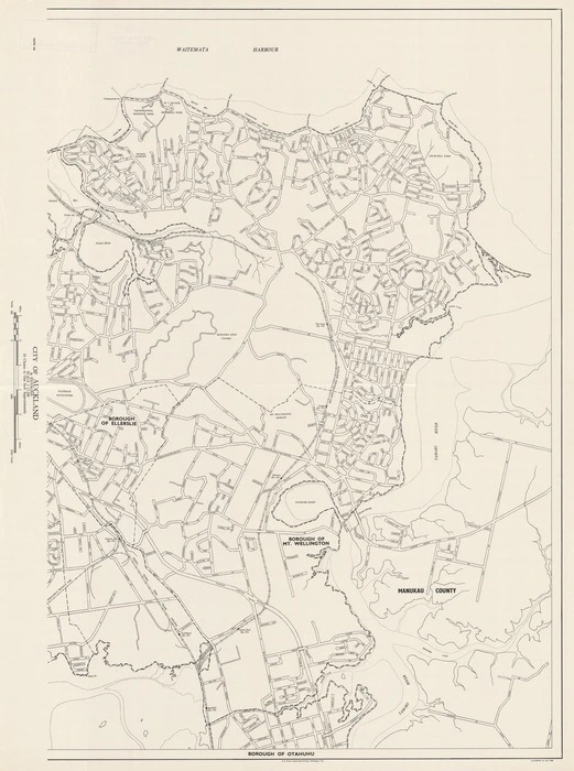 City of Auckland and environs.