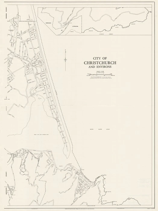 City of Christchurch and environs.