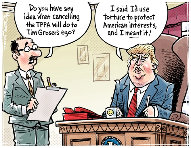 Donald Trump and TPPA