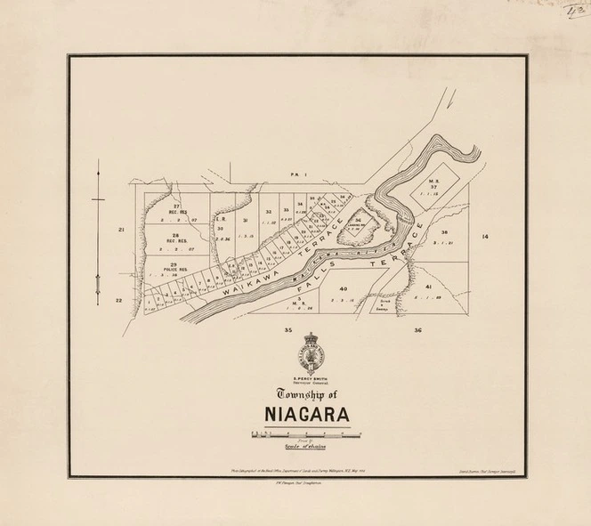 Township of Niagara [electronic resource] / F.W. Flanagan, chief draughtsman ; David Barron, chief surveyor, Invercargill.