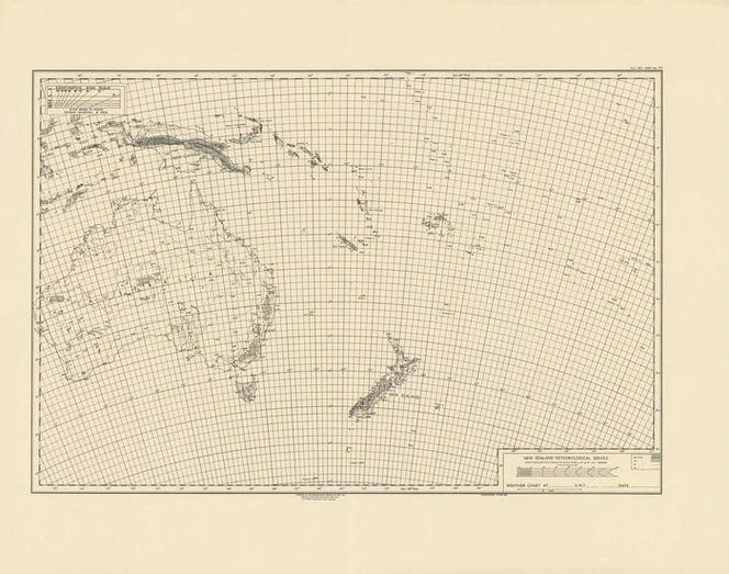 Ship's synoptic weather chart : [Australasia] / drawn by the Lands and Survey Dept.