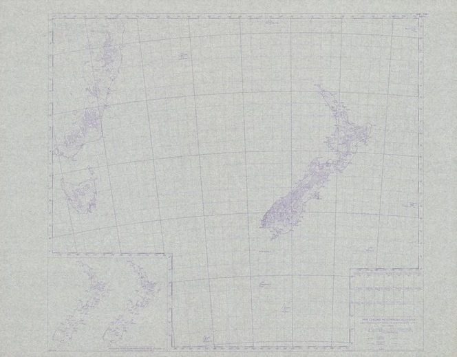 Map of meteorological stations in New Zealand and eastern Australia / drawn by the Department of Lands & Survey, N.Z.