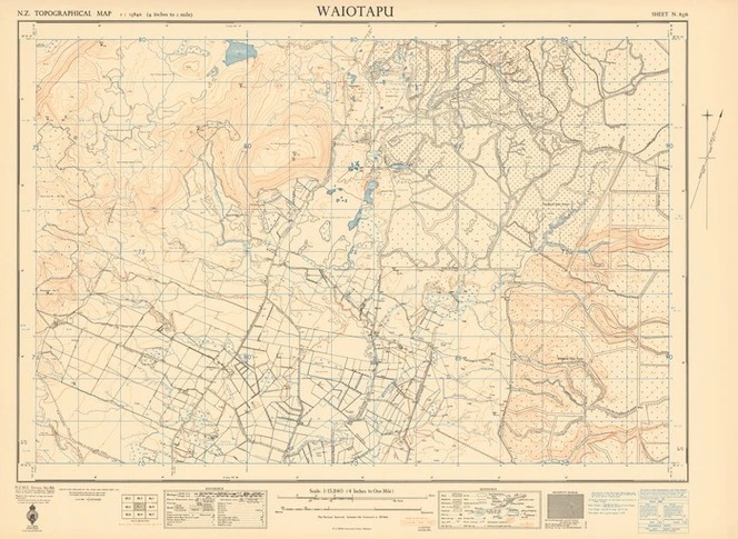 Waiotapu / drawn and published by the Lands and Survey Dept., N.Z.