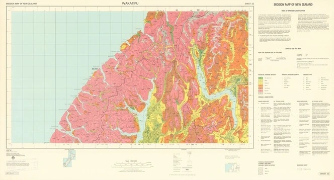 Wakatipu / prepared by the Cartographic Branch, Department of Lands and Survey and published by the Water and Soil Division of the Ministry of Works and Development for the National Water and Soil Conservation Organisation, New Zealand ; compiled by R.C. Prickett, G.G. Hunter and I.H. Lynn from field work by G.G. Hunter, L.R. Basher and I.H. Lynn.