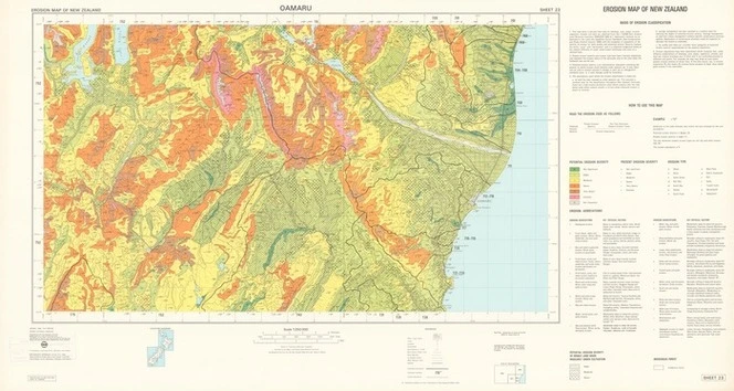 Oamaru / prepared by the Cartographic Branch, Department of Lands and Survey and published by the Water and Soil Division of the Ministry of Works and Development for the National Water and Soil Conservation Organisation, New Zealand ; compiled by R.C. Prickett from field work by T.W. Marshall, J.B.J. Harrison, J.A. Buckler, I.H. Lynn, R.H. Mc Pherson, P.H. Hill and G.W. Goodyear .