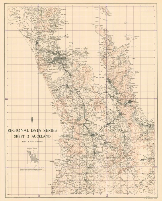 Regional data series. Sheet 2, Auckland / W. McR 1947.