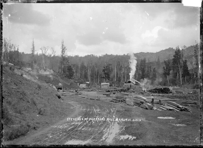 Stevens & McPherson's mill at Manunui