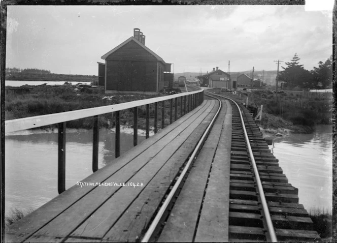 View of the station at Helensville