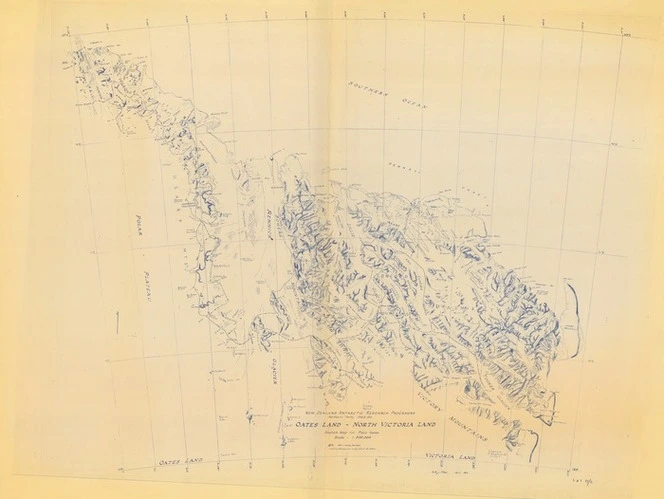 Oates Land - North Victoria Land : sketch map for place names / M.R.J. Ford, April 1964.