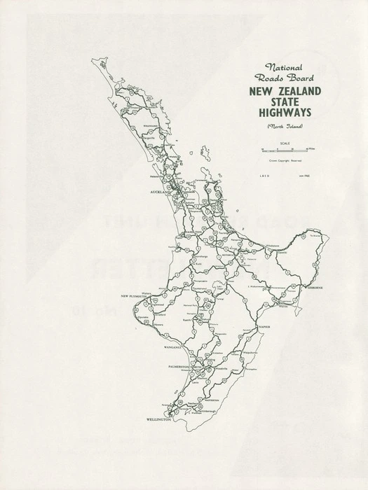New Zealand state highways / National Roads Board.