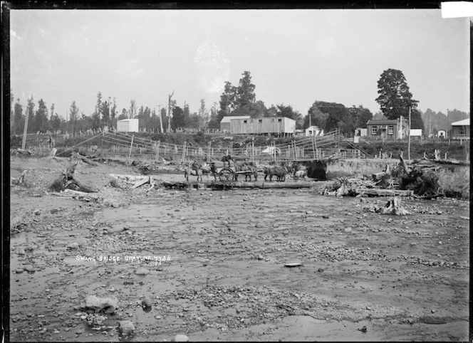 Swing bridge at Ohakune