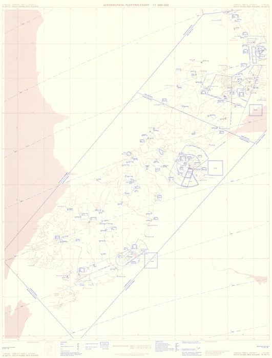 Search and rescue plotting chart 1:1 000 000 : [New Zealand].