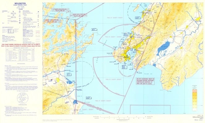 Wellington visual terminal chart.