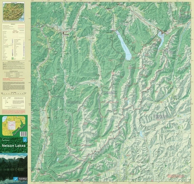 Parkmap Nelson Lakes.