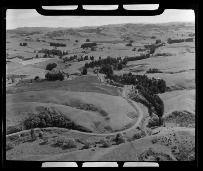 Rural area north of Lake Tutira, Hawke's Bay Region