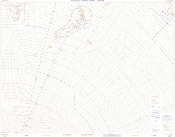 Aeronautical plotting chart 1:6,000,000. South Pacific / cartography by Terralink NZ Limited for the New Zealand Defence Force.