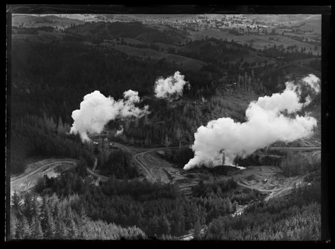 Wairakei Geothermal Power Station, Taupo District, Waikato