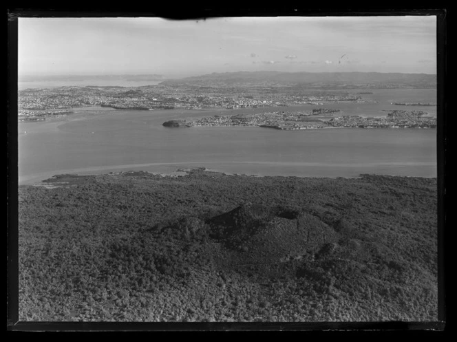 Rangitoto Island, photographed towards Auckland, Hauraki Gulf, Auckland