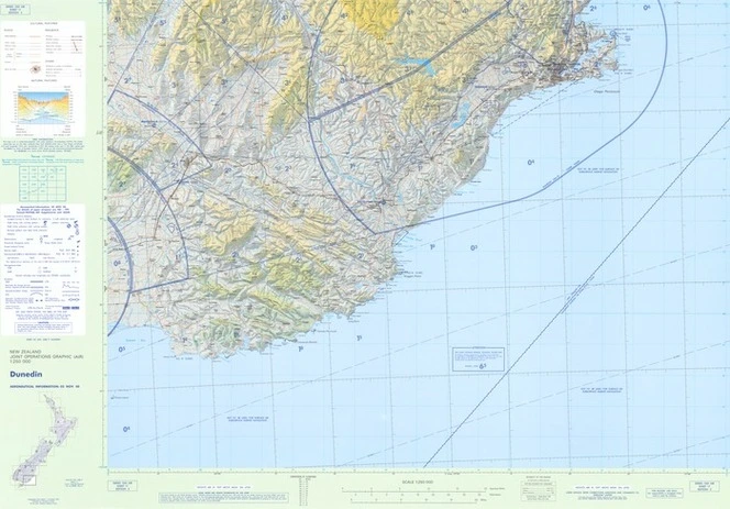 Dunedin : New Zealand joint operations graphic (air), 1:250 000.