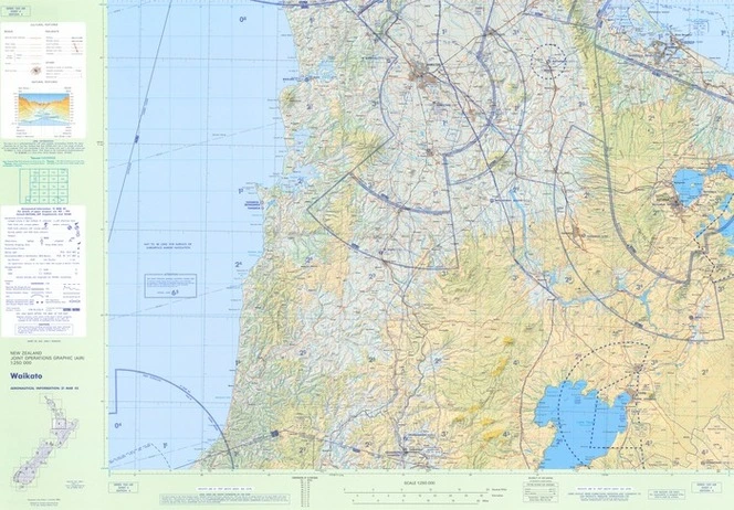 Waikato : New Zealand joint operations graphic (air), 1:250 000.