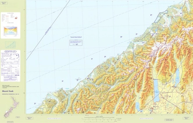 Mount Cook : New Zealand joint operations graphic (air), 1:250 000.