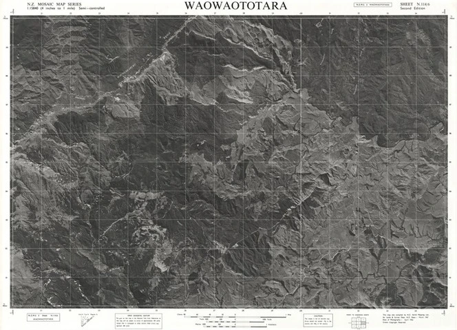 Waowaototara / compiled by N.Z. Aerial Mapping Ltd., for Lands & Survey Dept., N.Z.
